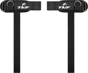 Ekko Weight Lifting Straps With Cuffed D Ring, Wrist Support for Men, Heavy Duty Thick Comfortable Lifting Straps, Secure Fit, Enhanced Grip, Straps for Weightlifting & Gym Training, Black