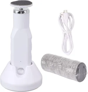 Electric Foot File, Electric Callus Remover Removable Washable Adjustable USB Interface Electric Foot Callus Remover