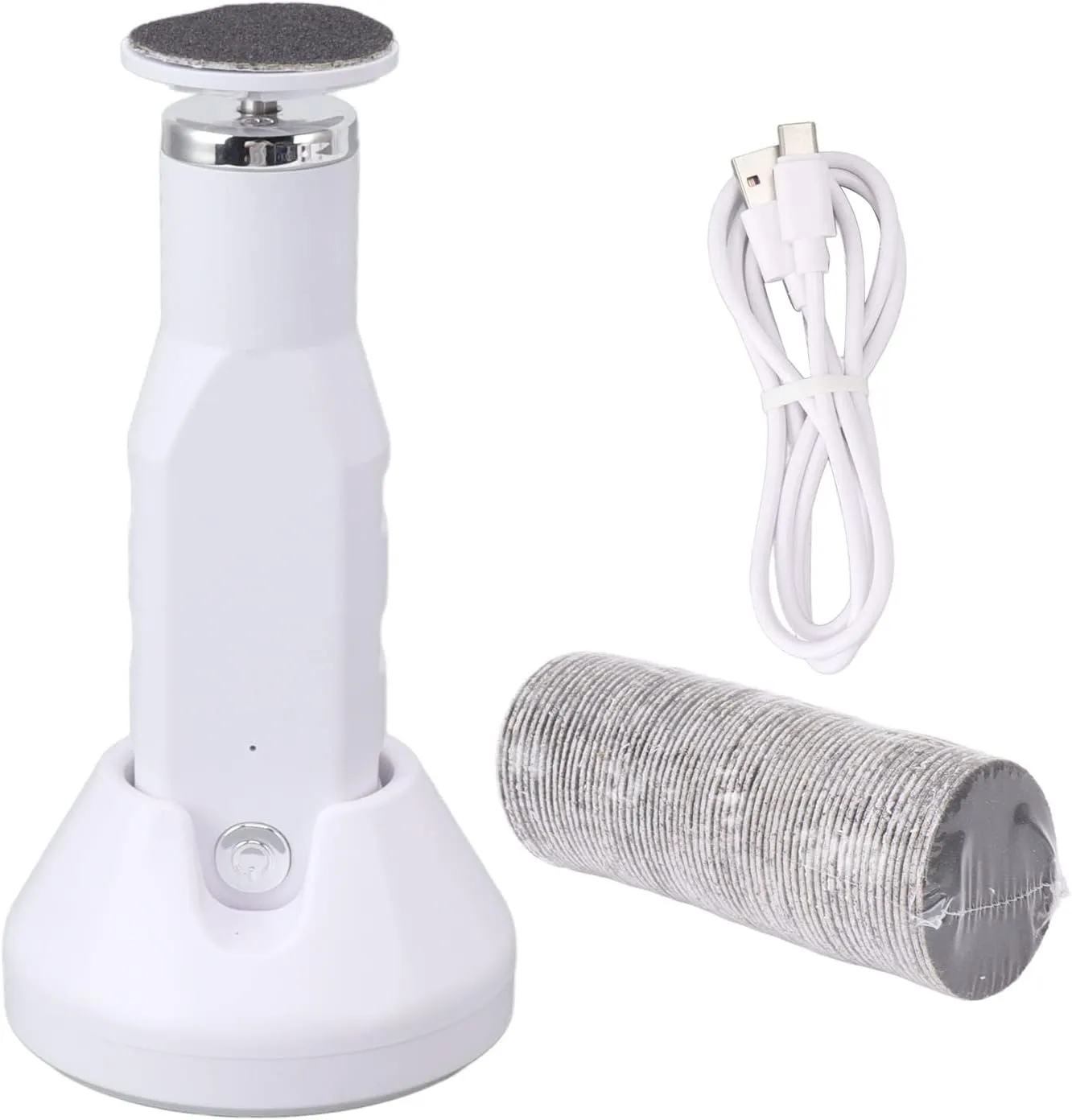 Electric Foot File, Electric Callus Remover Removable Washable Adjustable USB Interface Electric Foot Callus Remover