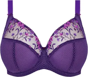 Elomi Women’s Charley Floral Embroidery, Low Plunge, Dd  Bras
