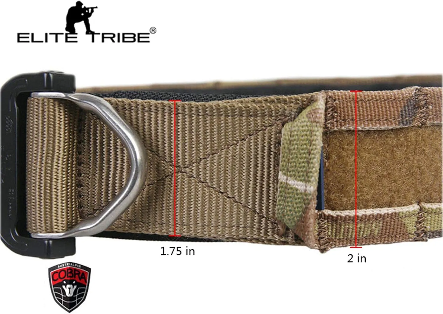Emerson 1.75-2inch One-pcs Combat Belt Airsoft Tactical Waist Belt