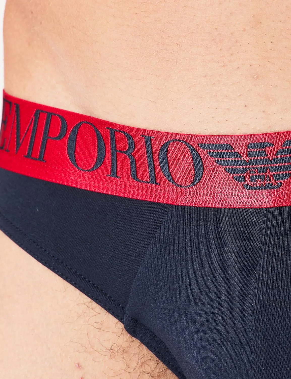 Emporio Armani Men's Christmas Shiny Logo Brief