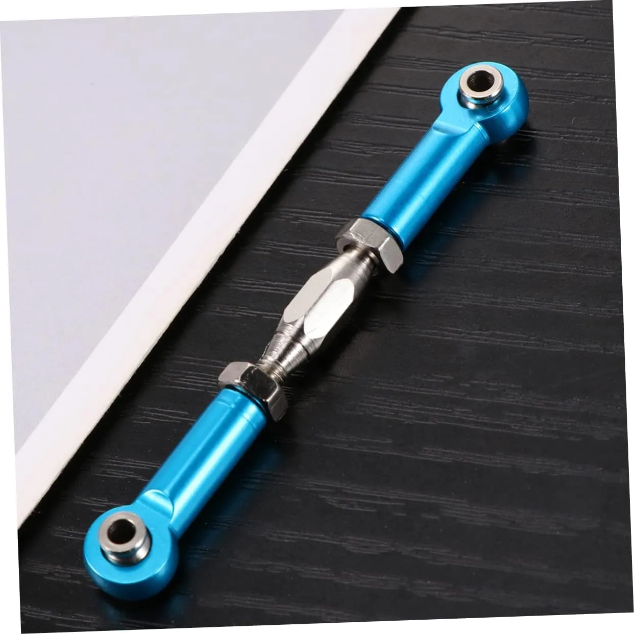 ERINGOGO 2sets 71mm Metal Car Rod Linkage Steering Rod Turnbuckle Linkage Set for 1/10 Truck Buggy Upgrade Parts 6pcs*2