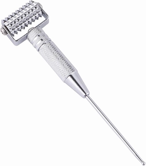 EXCEART Acupuncture Pen Ear Massage Tool Face Roller Adjustable Deep Tissue Massage Tool for Face Ear Self-Massage