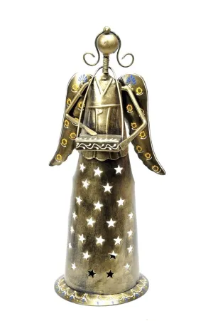 Fairy Doll Musical Theme Musician Tea Light Holder Lights Collection Tamrapatra