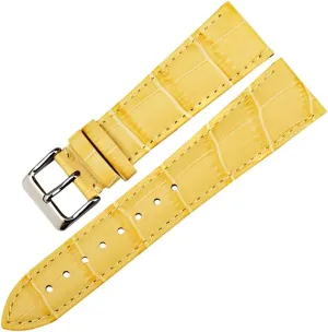 Fashion Watchbands Genuine Leather Watch Strap 12mm-22mm for Women Watch Band for Watch Bracelet(White-Dinosaur Doodle4,16mm)