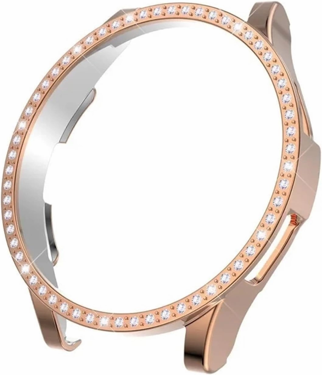 Fashion shiny Protector Case Metal Strap set， For Samsung Galaxy Watch 7 40mm 44mm Strap For Galaxy Watch 6 5 4 40mm 44mm Bracelet