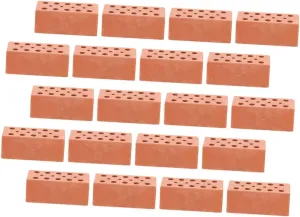 FAVOMOTO 30pcs Miniature Bricks for DIY Crafting Tiny Lifelike Brick Model for Dollhouse Decoration Creative Building Accessories for Imaginative Projects