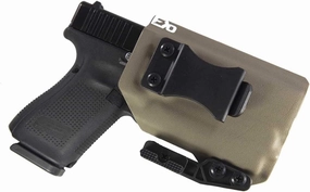 FDO Industries -Formerly Fierce Defender- IWB Kydex Holster Compatible with Glock 19 23 32 w/Olight PL Mini 2 The Paladin Series -Made in USA-