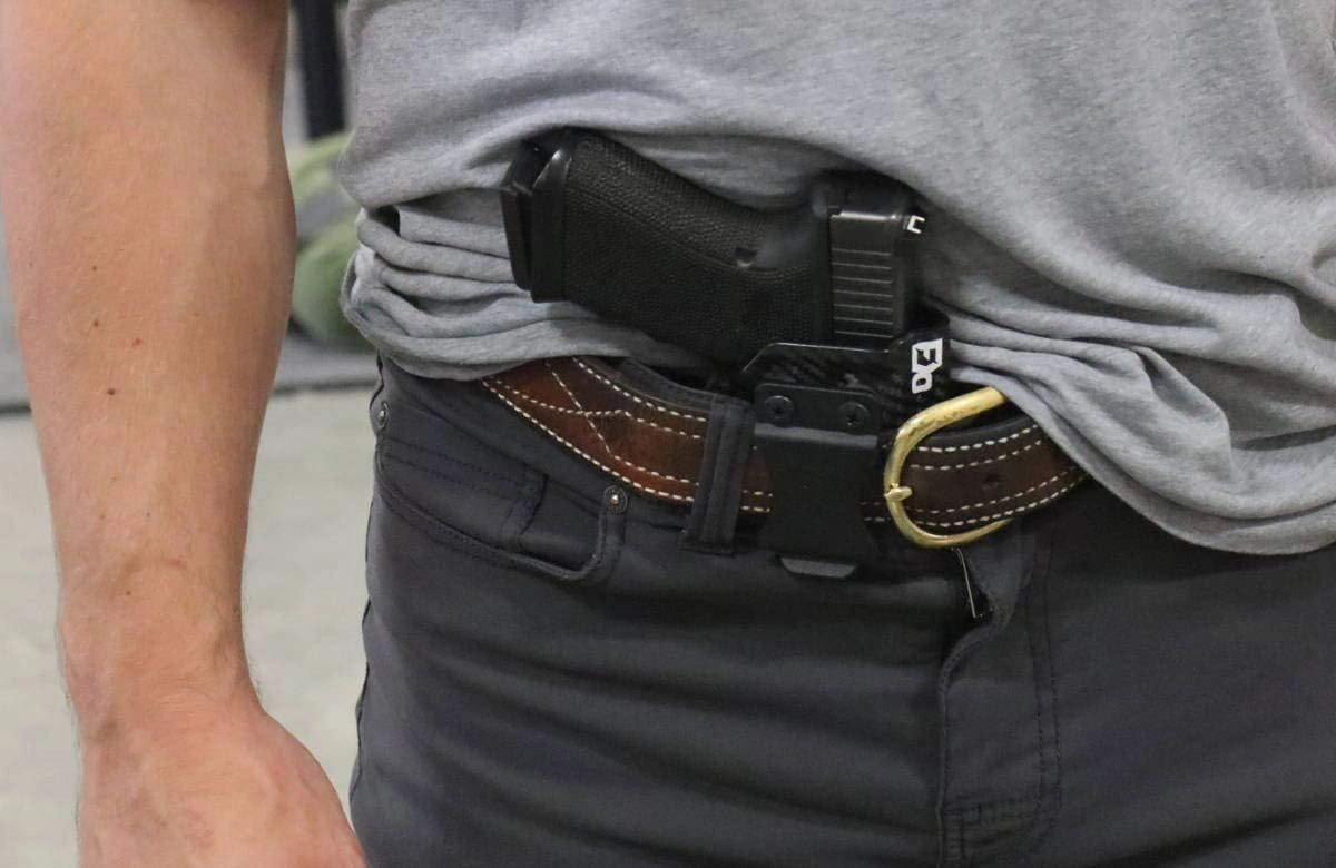 FDO Industries -Formerly Fierce Defender- IWB Kydex Holster Compatible with Glock 19 23 32 w/Olight PL Mini 2 The Paladin Series -Made in USA-