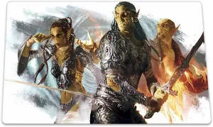 Felblood Clan MTG Playmat Trading Card Game MTG Game mat TCG CCG Mat Free Bag