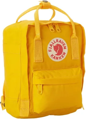 Fjallraven Women's Kanken Mini Backpack, Warm Yellow, One Size