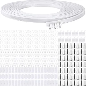 Flexible Ceiling Curtain Track for RV - 65.6ft White
