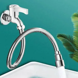 Flexible Kitchen Faucet Extender Nozzle - Adjustable Universal Design