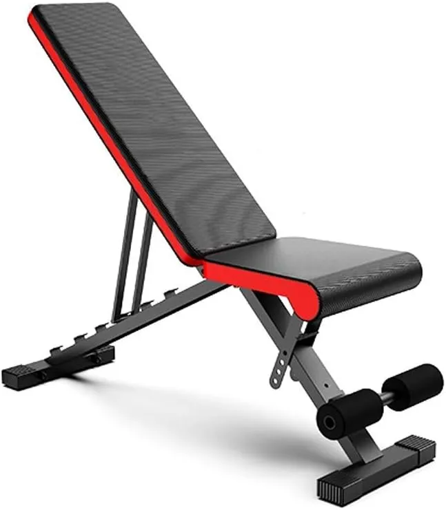 Foldable Weight Bench Adjustable Dumbbell Bench Multi-purpose Fitness Chair Suitable for Home Fitness Exercise