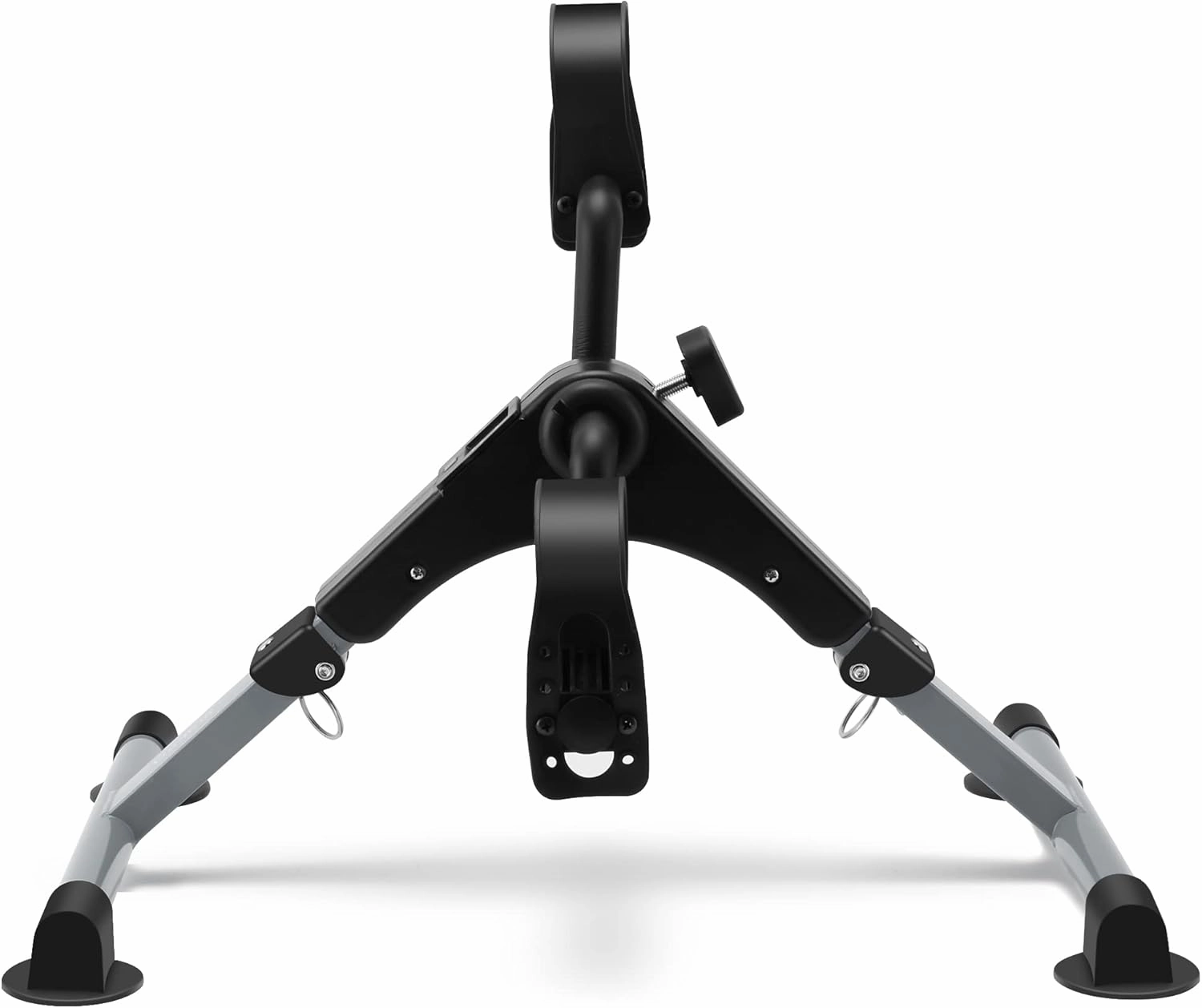 Folding Pedal Exerciser Mini Exercise Bike Portable Peddler Under Desk Bike with LCD Display for Arms and Legs Workout