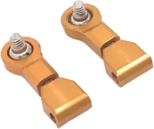 for Mini-Q8 for Mini-Q9 1/28 Mosquito RC Car Parts Accessories Metal Upgrade Modification Adjustable Upper for Swing Arm RC Parts(Yellow)