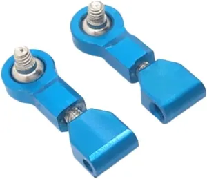 for MINI-Q8 for MINI-Q9 1/28 Mosquito RC Car Parts Accessories Metal Upgrade Modification Adjustable Upper for Swing Arm RC Repair Parts(Blue)