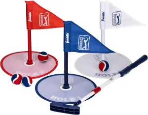Franklin Sports Kids Indoor Mini Golf Set - PGA Tour Putt N' Stick Mini Golf Set for Boys   Girls - Toy Indoor Mini Golf Game for Kids - Perfect Youth Golf Set for Ages 3  - Putter, Balls   Holes Set