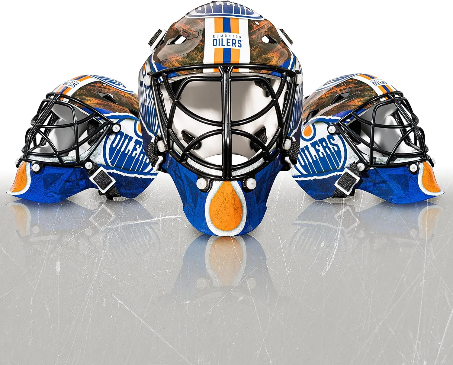 Franklin Sports NHL Team Logo Mini Hockey Goalie Mask with Case - Collectible Goalie Mask with Official NHL Logos and Colors