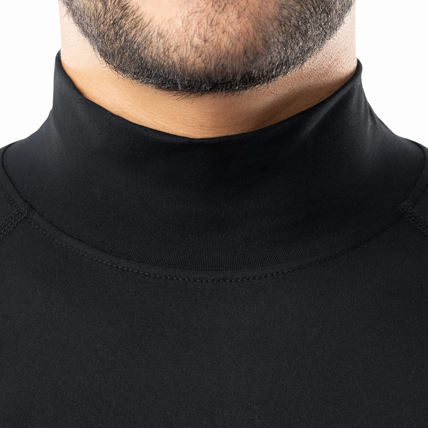 Fruit of the Loom Men's Sueded Jersey Mock Neck Thermal Underwear Base Layer Set