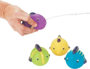 Fun Express Fish Squirt Toys - VBS Vacation Bible School Supplies/Decor - (Set of 12) Great Party Favors and Pool Toys