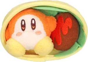 Furyu Kirby Diary Obento Plush Toy - Waddle Dee Yellow Ver. - 3.94-inch Soft Plush with Warp Star Bento Design -Cute Collectible Plush for Fans & Gamers