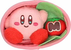 Furyu Kirby Diary Obento Plush Toy - Kirby Pink Ver. - 3.94-inch Soft Plush with Warp Star Bento Design -Cute Collectible Plush for Fans & Gamers