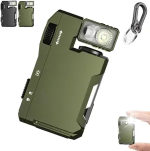 G5 EDC Light 400 Lumens, Rechargeable Magnetic Mini Flashlight, Super Bright 3 Modes Keychain Flashlight, 180° Rotation, Dual Light, IP68 Waterproof, for Outdoor, Emergency & Daily Carry(B)