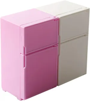 GALPADA 2sets Miniature Refrigerator Dollhouse Fridge Accessories Compact Kitchen Furniture for Creative Play Enhances Dollhouse Atmosphere 2pcs*2