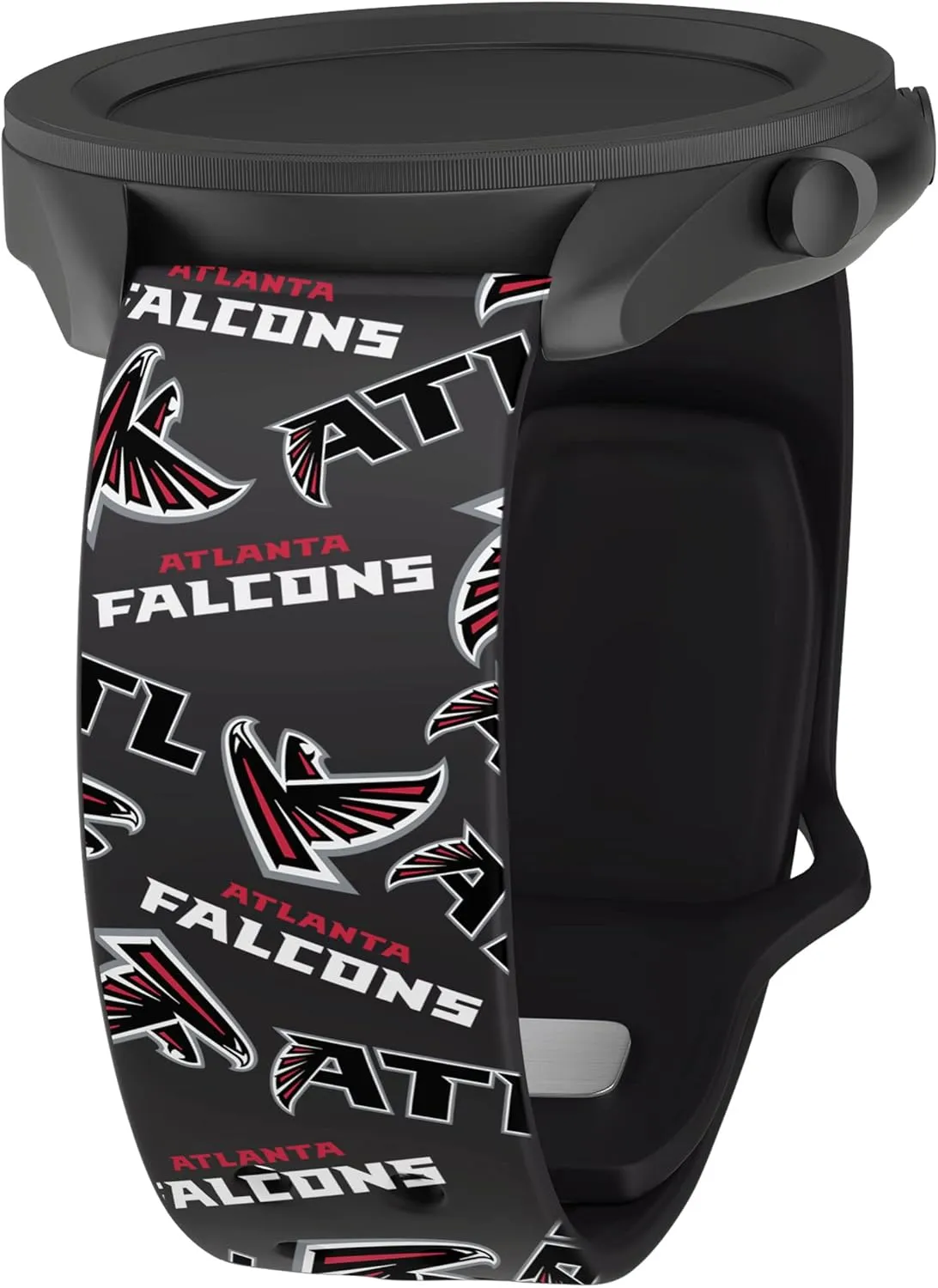 Game Time Atlanta Falcons Quick Change HD Watch Band Compatible with Samsung and More (Random 20mm Long)