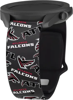 Game Time Atlanta Falcons Quick Change HD Watch Band Compatible with Samsung and More (Random 20mm Long)