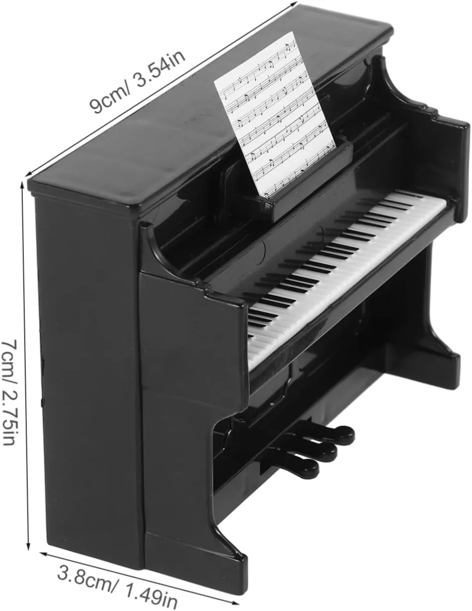 Garneck 1 Set Miniature Music Instrument Decoration of Dollhouse Props for Realistic Scene Layouts Includes Piano Violin and More for Mini House Supplies