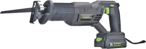 Genesis GLRS20A 20-Volt Li-Ion Variable-Speed Reciprocating Saw with Battery, Charger, and Blades