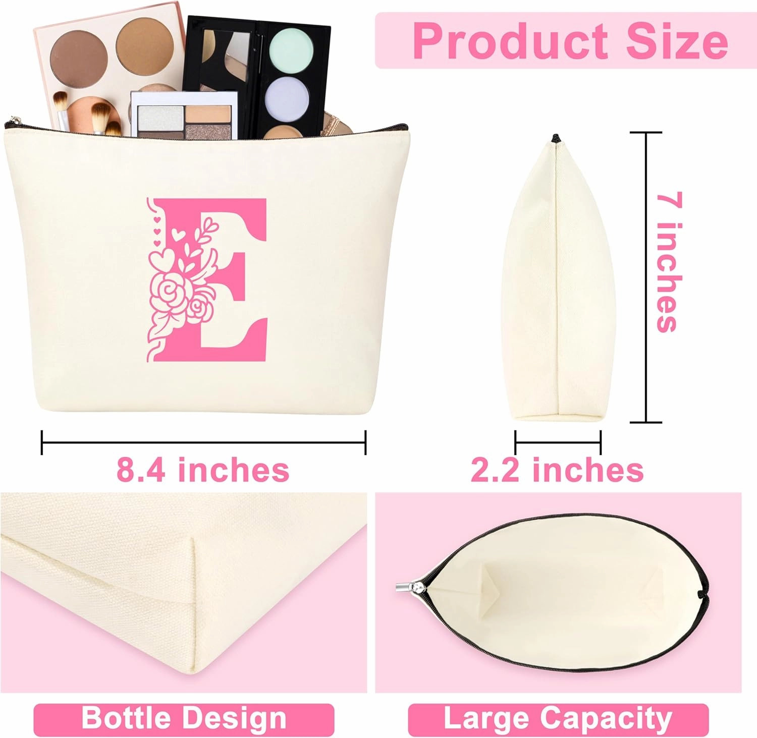 Gifts for Women Teen Girls, Teen Girl Gifts Trendy Stuff Christmas Birthday Gifts for 10 11 12 13 14 15 16 17 18 Year Old Girls Tween Girls Gift Set for Her Friend Sister Daughter Pink Initial E