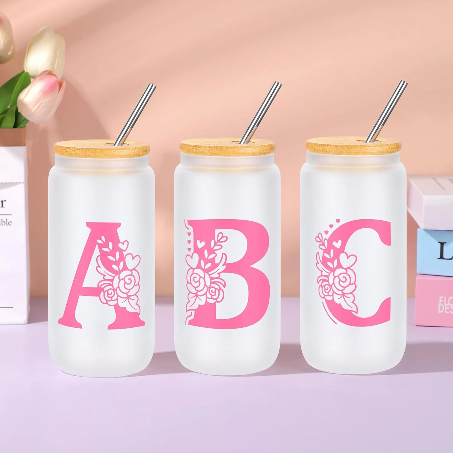 Gifts for Women Teen Girls, Teen Girl Gifts Trendy Stuff Christmas Birthday Gifts for 10 11 12 13 14 15 16 17 18 Year Old Girls Tween Girls Gift Set for Her Friend Sister Daughter Pink Initial E