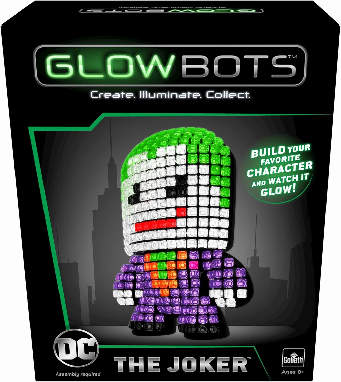 Goliath DC Glowbot The Joker, Multicolor
