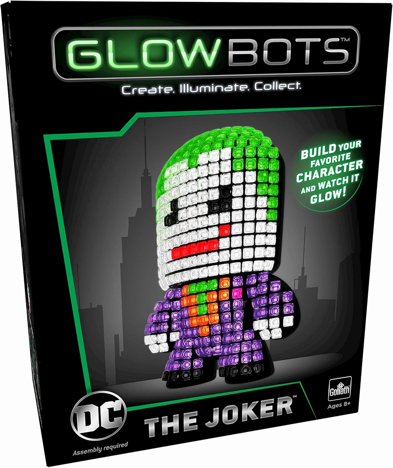 Goliath DC Glowbot The Joker, Multicolor