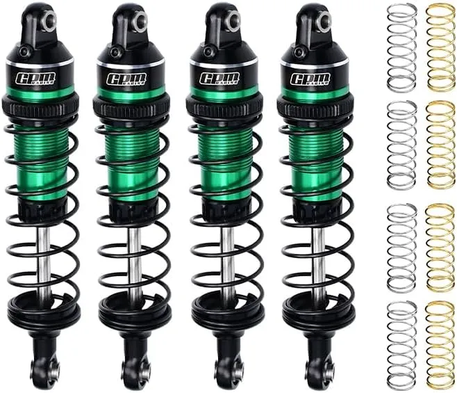 GPM Alloy Front And Rear Adjustable Spring Shock 87mm For Mini Maxx Monster Truck-107154-1 (Blue)