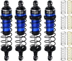 GPM Alloy Front And Rear Adjustable Spring Shock 87mm For Mini Maxx Monster Truck-107154-1 (Blue)