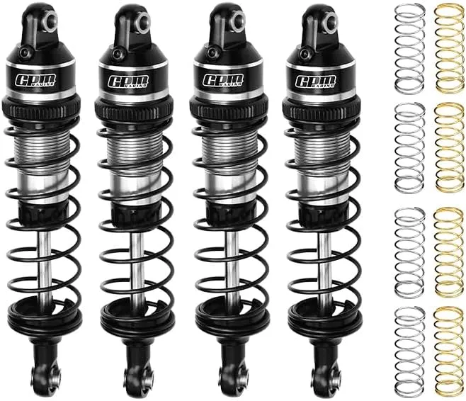 GPM Alloy Front And Rear Adjustable Spring Shock 87mm For Mini Maxx Monster Truck-107154-1 (Blue)