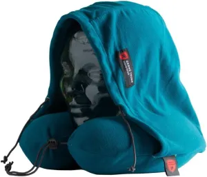 GRAND TRUNK Hooded Travel Pillow - Memory Foam Neck Support with Light-Blocking Hood & Compact Carry Bag