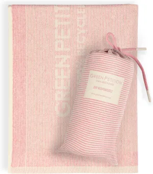 Green Petition Calm Candy 30”x56” Beach Towel with Carrying Bag, 100% Recycled, Quick Dry, Compact, Undyed, Ecofriendly, Organic Towel, Bath Towel, Multipurpose Use for Sports, Travel, Fitness.