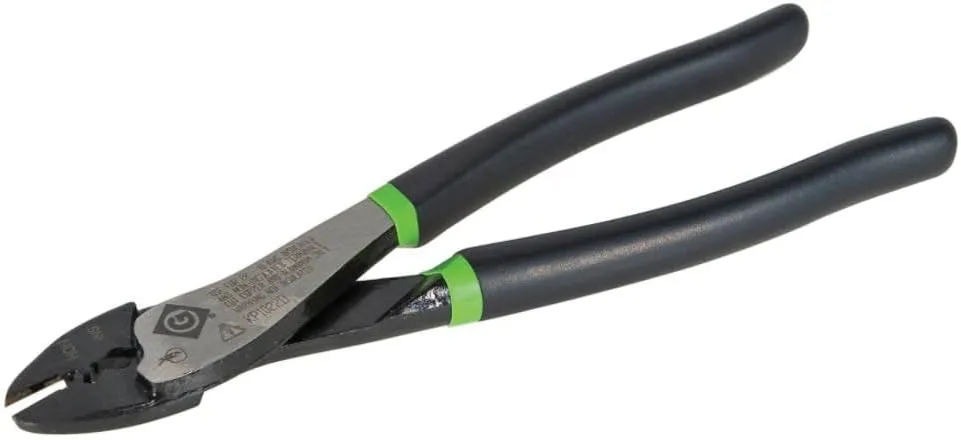 Greenlee KP1022D Terminal Crimping Tool with Dipped Grip