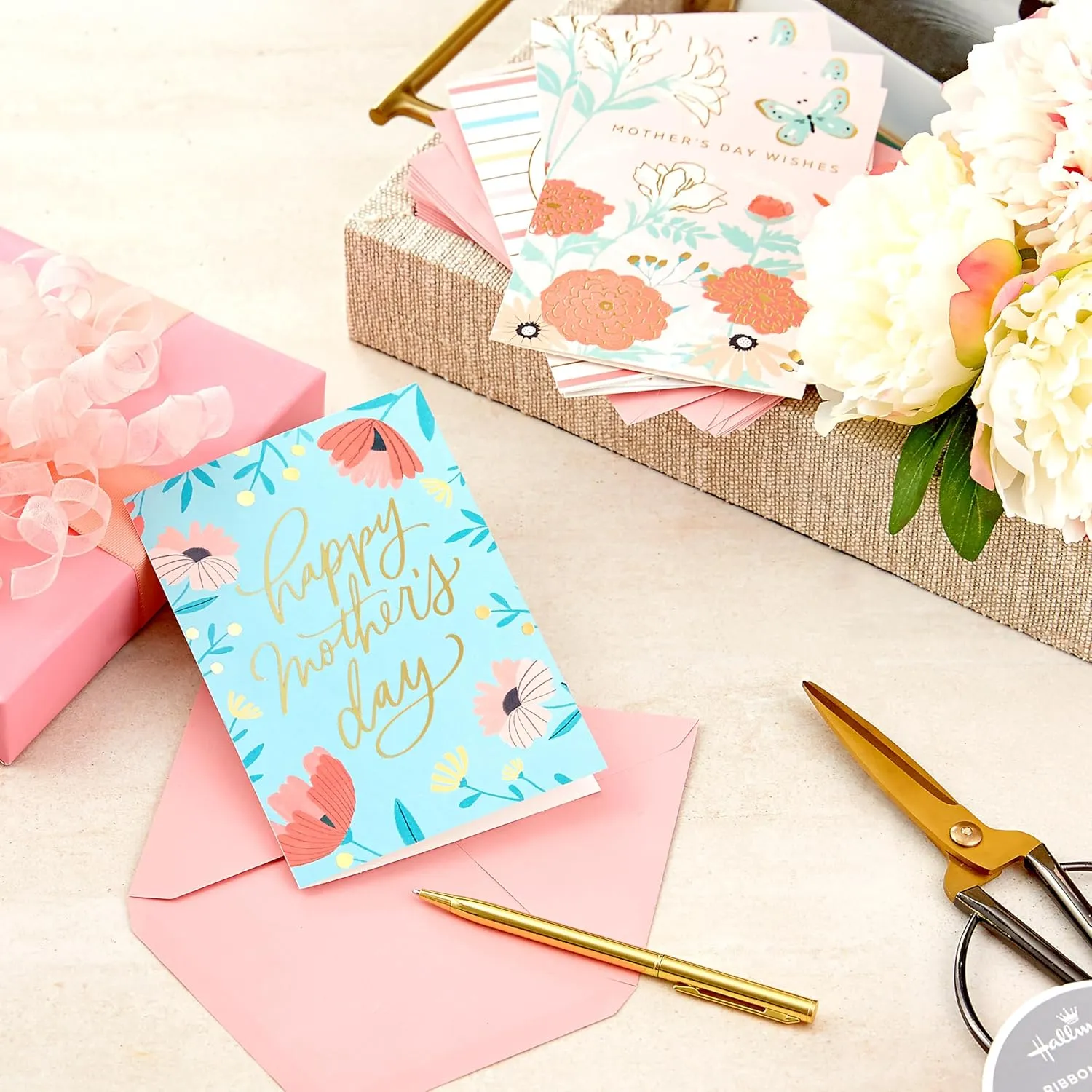 Hallmark Mothers Day Cards Assortment, Mother's Day Wishes (36 Cards with Envelopes)