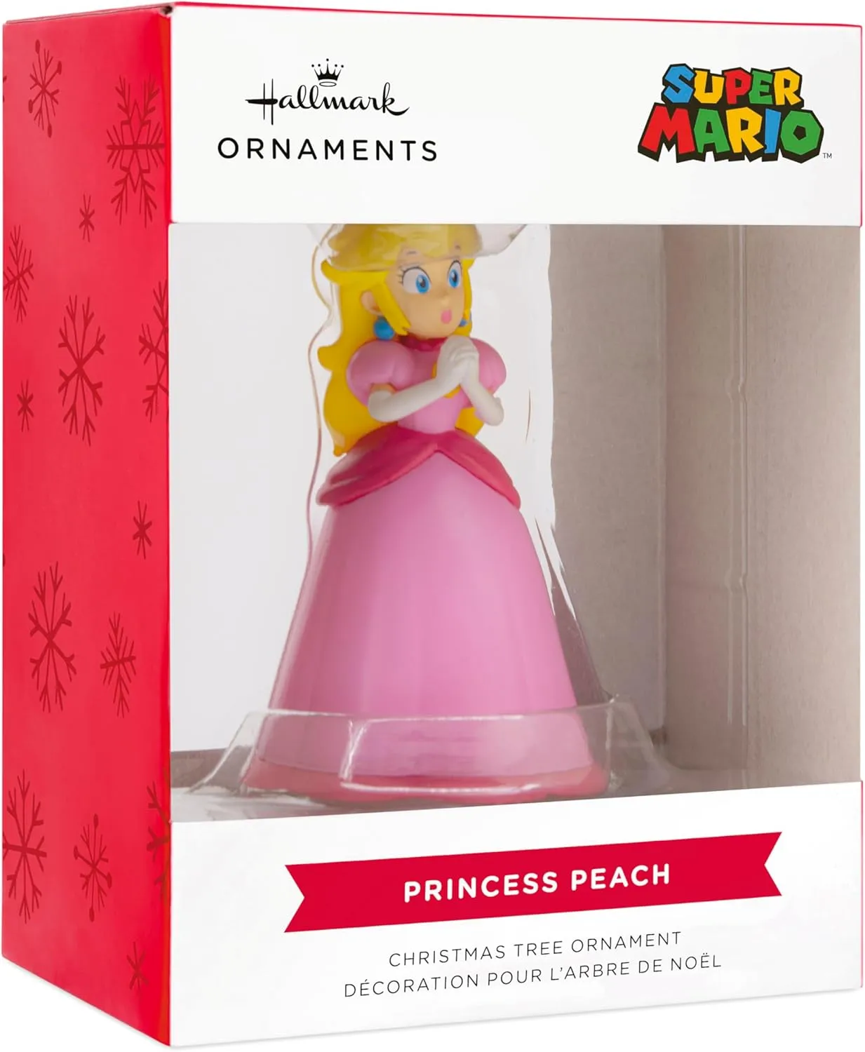Hallmark Nintendo Super Mario Princess Peach Christmas Ornament