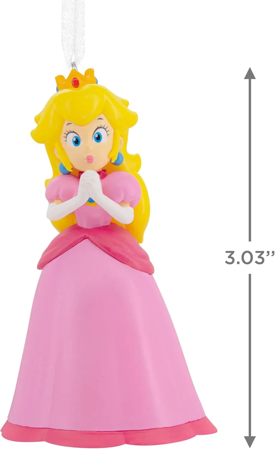 Hallmark Nintendo Super Mario Princess Peach Christmas Ornament