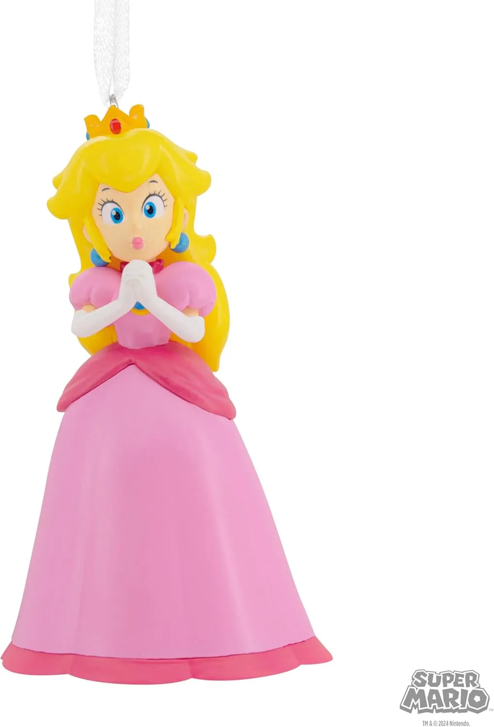 Hallmark Nintendo Super Mario Princess Peach Christmas Ornament