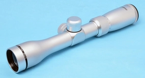Hammers Long Eye Relief Pistol Scout Scope 2-7X32 Silver Chrome with weaver rings