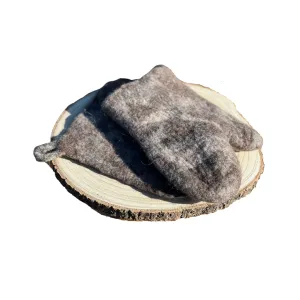 Hand Felted Alpaca & Merino Oven Mitt & Pot Holder Set - Natural Heat Protection
